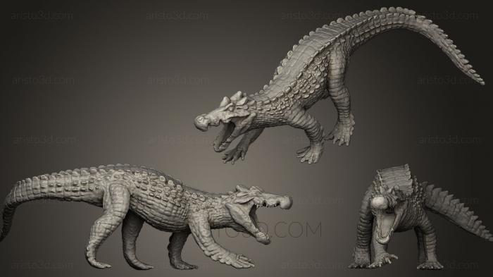 Figurines of griffins and dragons (STKG_0043) 3D model for CNC machine